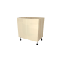 LAGE DEUR KEUKENKAST, CASABLANCA, GLANZEND BEIGE, L 80 cm x H 72 cm x D 56 cm