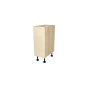 LAGE DEUR KEUKENKAST, CASABLANCA, GLANZEND BEIGE, L 30 cm x H 72 cm x D 56 cm