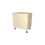 LAGE KEUKENKAST 2 LADES, CASABLANCA, GLANZEND BEIGE, L 80 cm x H 72 cm x D 56 cm