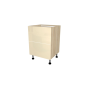 LAGE KEUKENKAST 2 LADES, CASABLANCA, GLANZEND BEIGE, L 60 cm x H 72 cm x D 56 cm