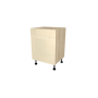 LAGE KEUKENKAST 1 LADE + 1 DEUR, CASABLANCA, GLANZEND BEIGE, L 60 cm x H 72 cm x D 56 cm