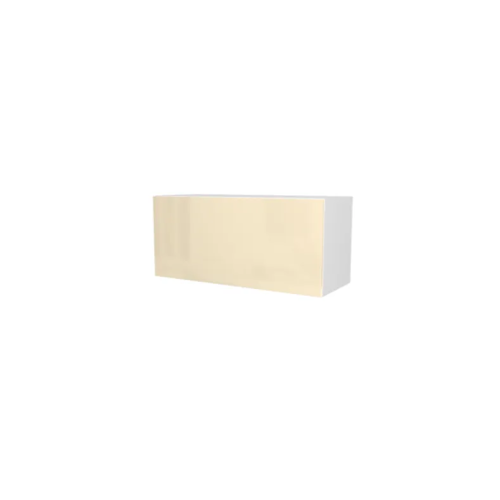 KEUKENKAST MET HOGE KLEP, CASABLANCA, GLANZEND BEIGE, L 80 cm x H 36 cm x D 30 cm