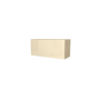 KEUKENKAST MET HOGE KLEP, CASABLANCA, GLANZEND BEIGE, L 80 cm x H 36 cm x D 30 cm