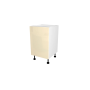 KEUKENKAST ONDER Gootsteen, CASABLANCA, GLANZEND BEIGE, L 50 cm x H 72 cm x D 56 cm